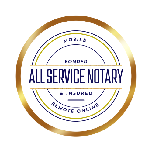 All Service Notary mobile and online notary Florida